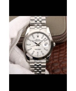Montre Rolex Datejust 36MM Mouvement Cal.3135 Réplique Suisse avec boîtier en acier 904L et cadran noir