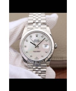 Montre Rolex Datejust 41MM Mouvement Cal.3135 Réplique Suisse en acier 904L cadran perlé