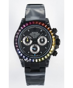 Rolex Daytona MAD 1:1 Réplique miroir suisse Cadran noir Mouvement Cal.4130
