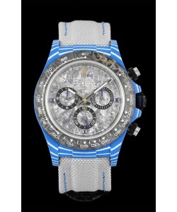 Rolex Daytona DiW Édition Unique Cadran Bleu - Boîtier léger en carbone forgé
