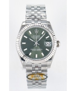 Montre Rolex Super Clone Datejust Mouvement ETA 2688 Boîtier acier inoxydable 31MM Cadran vert