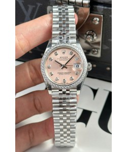 Montre Rolex Super Clone Datejust Mouvement ETA 2688 Boîtier acier inoxydable 31MM Cadran Champagne