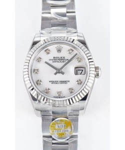 Montre Rolex Super Clone Datejust ETA 2688 Mouvement 31MM Acier inoxydable Cadran Perle 