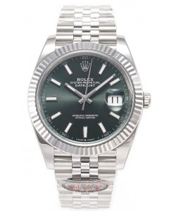 Rolex Datejust 126334 41MM Cal.3135 72 Hours Power Cadran vert Réplique 1:1 en acier 904L