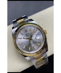 Rolex Datejust M126333 41MM ETA3235 72 Hours Power Oyster 1:1 Mirror Replica Or Jaune Acier 904L 