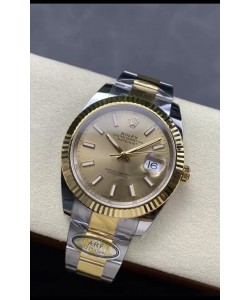 Rolex Datejust M126333 41MM ETA3235 72 Hours Power Cadran or Huître Réplique 1:1 Or jaune Acier 904L