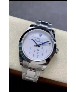 Rolex Datejust 41MM « Who Cares I'm already Late » Dial in Swiss Automatic Movement 