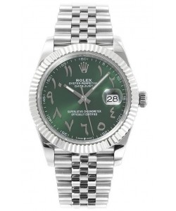 Rolex Datejust M126300 41MM ETA3235 Cadran arabe vert - Boîtier acier 904L 