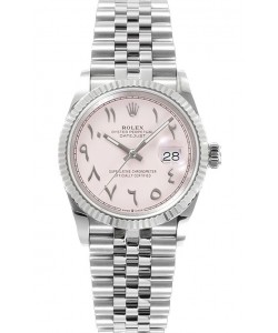 Rolex Datejust M126234 36MM ETA3235 Cadran arabe rose - Boîtier acier 904L 