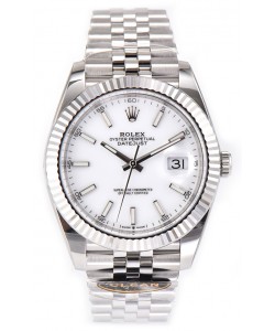 Rolex Datejust 126334 41MM ETA3235 72 Hours Power Jubilé Réplique 1:1 cadran blanc