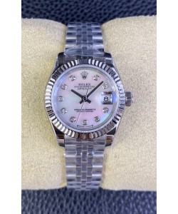 Rolex Datejust 28MM Montre Suisse en 904L Cadran Perle - Réplique 1:1   