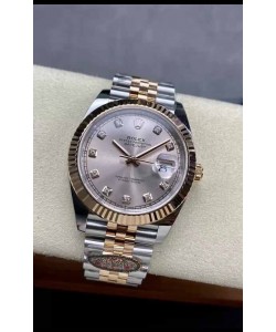Rolex Datejust Mouvement Cal.3235 Réplique 1:1 Acier 904L 41MM - Or Rose bicolore 