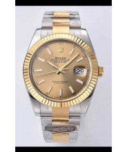 Rolex Datejust 126333 41MM Cal.3235 Réplique montre suisse 1:1 en 904L Cadran or  