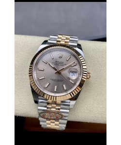 Rolex Datejust 126331 41MM ETA 3235 Montre suisse 1:1 réplique miroir en or rose 904L acier