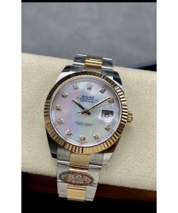 Rolex Datejust 126331 41MM ETA 3235 Réplique montre suisse 1:1 en or rose 904L acier