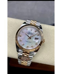 Rolex Datejust 126331 41MM ETA 3235 Montre réplique 1:1 suisse en or rose 904L Acier