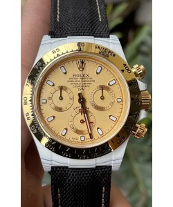 Rolex Cosmograph Daytona DiW Golden Essence Montre en fibre de carbone - Mouvement Cal.4130