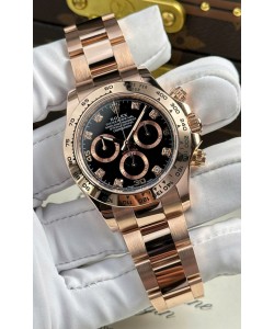 Rolex Daytona Super Clone REF.126505 Cal 4131 Réplique Montre 1:1 - Acier 904L Or Rose