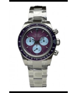 Rolex Daytona 116508 Bourgogne chaud De Geneve Montre en acier inoxydable Réplique Suisse 