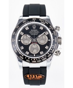 Rolex Cosmograph Daytona 126519LN Diamants noirs Cadran Cal.4131 Mouvement 