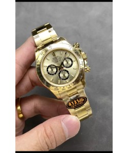 Rolex Cosmograph Daytona M126518 Boîtier or jaune et cadran or Mouvement original Cal.4131