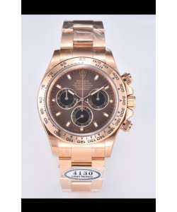 Rolex Cosmograph Daytona M116505-0013 Or Rose Mouvement original Cal.4130 - Montre Acier 904L