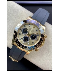 Montre Rolex Cosmograph Daytona M116518LN-0048 Montre Or Jaune Mouvement Original Cal.4130 - Acier 904L