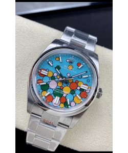 Montre Rolex Oyster Perpetual REF# 124300 Cadran de célébration en 36MM ETA 3230 Mouvement Automatique