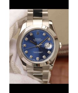 Montre Rolex Datejust 41MM Mouvement Cal.3135 Réplique Suisse en acier 904L Cadran gris bicolore