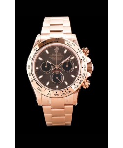 Montre Rolex Daytona 116505 Or Rose Mouvement Original Cal.4130 - Miroir 1:1 Acier 904L