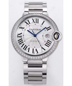 Montre "Ballon De Cartier" automatique 1:1 Réplique Suisse dans un boîtier en acier 904L - 36MM