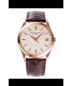 Montre Patek Philippe 5227R-001 Calatrava automatique cadran blanc avec mouvement automatique suisse