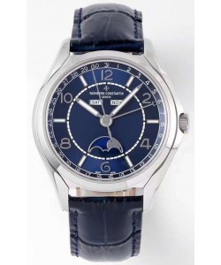 Montre Vacheron Constantin Fiftysix Calendrier Complet Réplique Suisse Cadran Bleu 