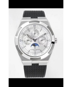 Montre Vacheron Constantin Overseas Perpetual Calendar Ultra-fin Cadran Acier Boîtier Acier Réplique