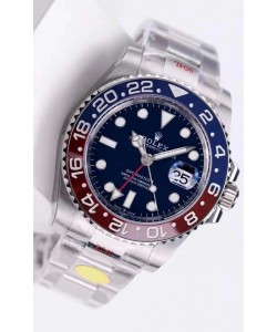 Montre Rolex GMT Masters II 126719BLRO Lunette Pepsi Mouvement Cal.3285 Réplique Suisse - Ultimate montre 904L Acier