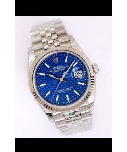Montre Rolex Datejust Cadran Cannelé-Motif 41MM Mouvement Cal.3135 Réplique Suisse dans un boîtier en acier 904L