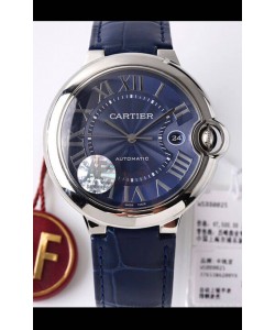 Ballon De Cartier Suisse Automatique 1:1 Miroir 33MM en Acier Inoxydable 