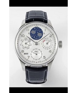 IWC Montre Portugaise Perpétuelle en acier inoxydable Réplique Suisse REF. IW503406