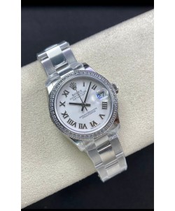 Rolex Datejust 278384 31MM Réplique Suisse en acier 904L avec cadran blanc - Réplique Miroir 1:1
