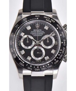 Montre Rolex Cosmograph Daytona 116509 Mouvement Cal.4130 - Cadran noir - Acier 904L