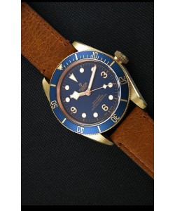 Montre Tudor Heritage Bronze Black Bay Blue Bucherer Suisse Édition Limitée Répliquée à l’identique 1:1