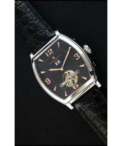 Montre Vacheron Constantin Malte Tourbillon Japonaise à Cadran Noir Réplique