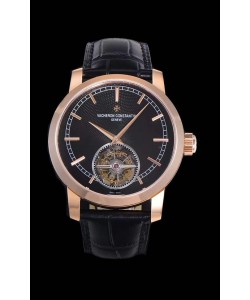 Montre Vacheron Constantin Minute Repeater Tourbillon Réplique Suisse Montre en Acier 44MM Boîtier Or Rose