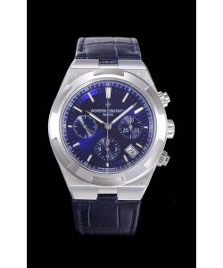 Montre Vacheron Constantin Overseas Chronograph à cadran bleu Réplique Suisse