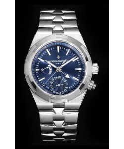 Vacheron Constantin Overseas Dual Time Miroir 1:1 Suisse Réplique Montre cadran bleu 