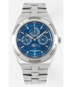 Vacheron Constantin Overseas Quantième Perpétuel Cadran Bleu Ultra Fin avec Bracelet Acier