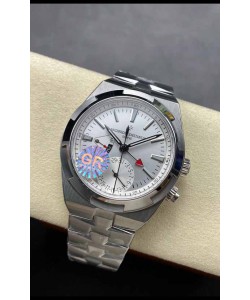 Vacheron Constantin Overseas Dual Time Acier inoxydable Réplique de Montre Suisse 1:1 Cadran Acier