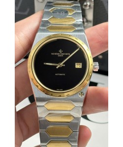 Vacheron Constantin Historiques 222 Super Clone 37MM Montre boîtier bicolore cadran noir 
