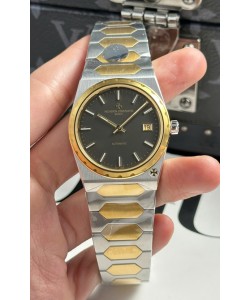 Vacheron Constantin Historiques 222 Super Clone Montre 37 mm à boîtier bicolore, cadran gris 