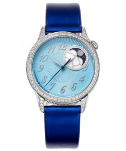 Vacheron Constantin Egerie Muse Moonphase Boîtier Acier 904L et Cadran Bleu Réplique Suisse